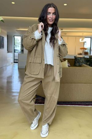 Mercer Soft Twill Jacket Caramel 